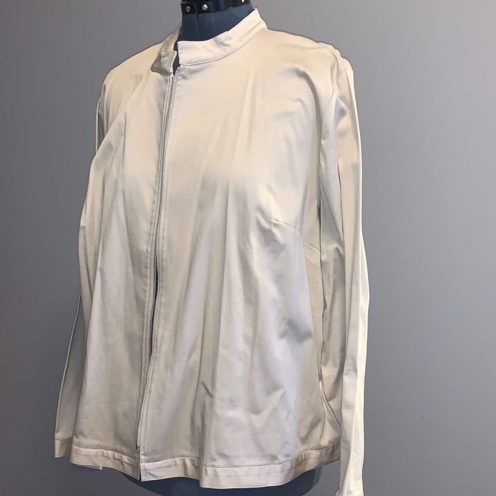 Maximo cream light plus size jacket